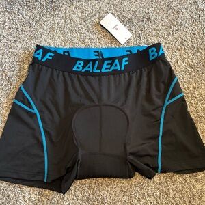 Baleaf Padded Cycling Shorts with Blue Trim
